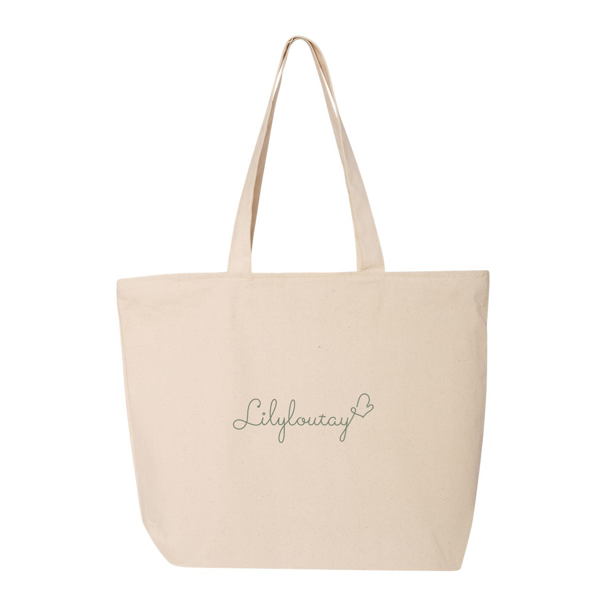 "If You're Sexy" Wildflower Canvas Tote Bag