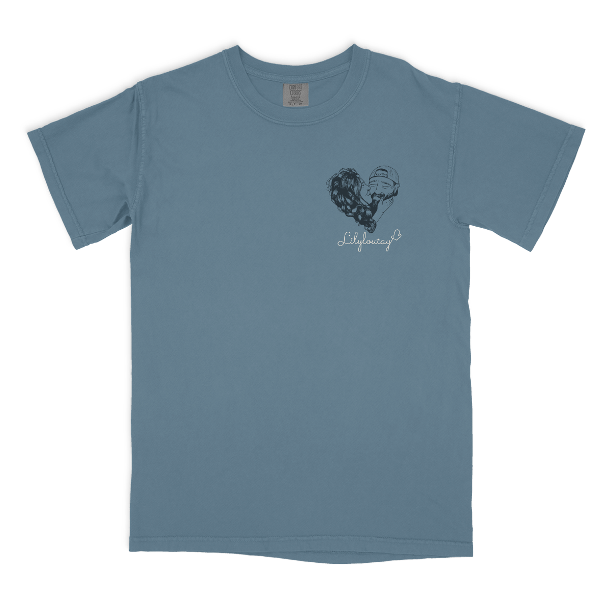 Lovers’ “Two if you’re Sexy” Rustic Blue T-Shirt